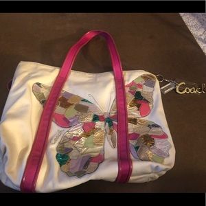 Coach Poppy Butterfly Bag Purse